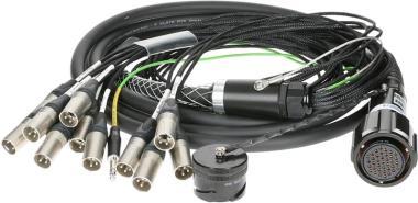 Klotz RMP-12 XLR kabel - 12x XLR, digitální fanout, PVC, 3m