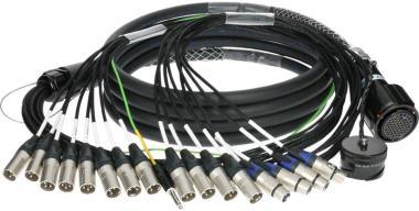 Klotz kabel RMP 54p, 12x XLR samice, 4x XLR samice, digitální fanout, PVC, 20m