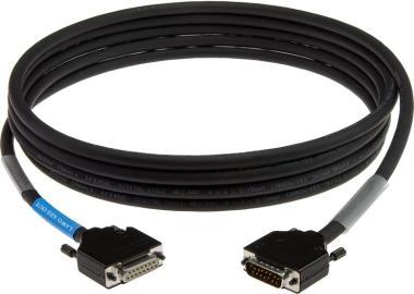 Klotz D-Sub kabel 15p samec - 15p samice, 4 kanály, 2m
