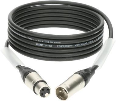 Klotz mikrofonní kabel XLR-XLR, 3m, 10 kusů, Klotz konektory