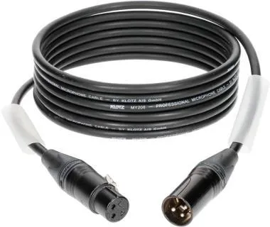 Klotz M1 mikrofonkábel nagy kiszerelésben (10 db) XLR 3p mama/papa Neutrik csatlakozók - 3m