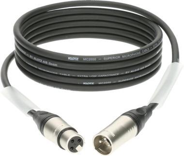 Klotz mikrofonní kabel XLR-XLR, 3m, 10 kusů, Klotz konektory