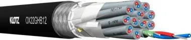 Klotz OmniFIX HS nagy árnyékolású AES/EBU többágú n x 2 x 0,22 mm² - FRNC - Dca