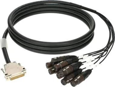 Klotz TASCAM D-Sub 25p papa - 8 x XLR 3p mama 8 csatornás analóg loom - IN - szimmetrikus - 1m