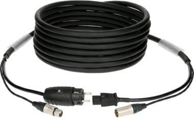 Klotz hybridní kabel 3G1.5 XLR 3p + Schuko => IEC - 15m