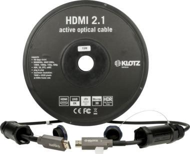 Klotz HDMI 2.1 AOC Link - aktivní optický kabel, pancéřovaný, 30m