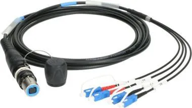 Klotz opticalCON QUAD - 4x SC/UPC breakout kábel FiberLink - single-mode OS2 - 1m