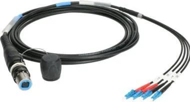 Klotz opticalCON QUAD - 4x LC/UPC breakout kábel FiberLink - single-mode OS2 - 1m