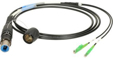 Klotz optický kabel opticalCON DUO - 2x E2000/APC, single-mode OS2, 2m