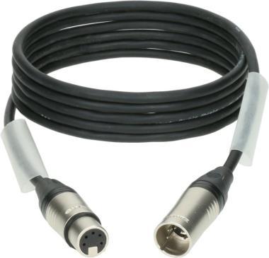 Klotz DMX kabel 2m, dvojité stínění, XLR 5p, nikelové konektory