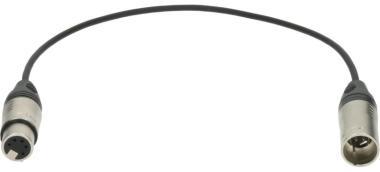 Klotz patch kabel DMX, XLR 5p, nikel, 0,9m