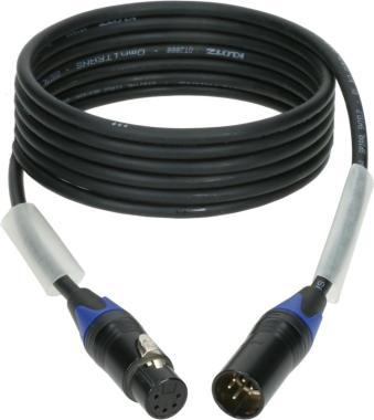 Klotz DMX kabel ultra flexibilní, XLR 5p, Neutrik, 3m