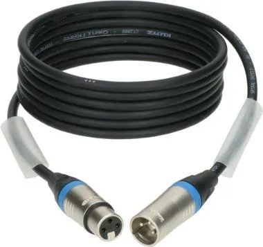 Klotz OT2000 ultra flexibilis AES és DMX kábel XLR 3p mama/papa nikkel Klotz csatlakozók - 1m