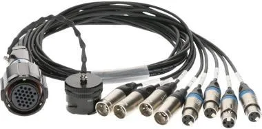 Klotz OT1000 - RMP 25p mama - 4x XLR 3p mama / 4x XLR 3p papa 8-cs. - digitális fanout - PVC - 1,2m