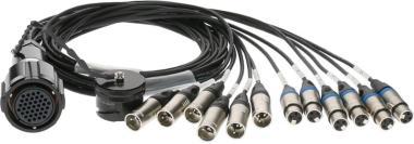 Klotz OT1000 - RMP 37p - 6x XLR 3p samice / 6x XLR 3p samec, digitální fanout, PVC, 1,2m