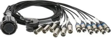 Klotz OT1000 - RMP 37p mama - 6x XLR 3p mama / 6x XLR 3p papa 12-cs. - digitális fanout - PVC - 1,2m