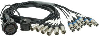 Klotz OT1000 - RMP 37p matka - 6x XLR 5p matka / 6x XLR 5p otec 12-cs. - DMX rozbočovač - PVC - 1,2m