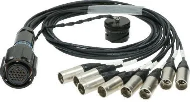 Klotz OT1000 - RMP 25p mama - 8x XLR 5p papa 8-cs. - DMX fanout - PVC - 1,2m