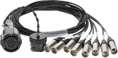 Klotz kabel RMP 25p matka - 8x XLR 3p samec - digitální fanout - PVC - 1,2m
