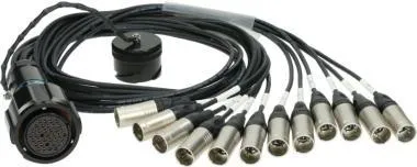 Klotz OT1000 - RMP 37p mama - 12x XLR 5p papa 12-cs. - DMX fanout - PVC - 1,2m