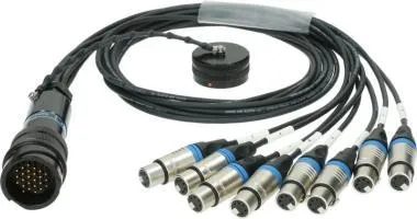 Klotz OT1000 - RMP 25p papa - 8x XLR 5p mama 8-cs. - DMX fanout - PVC - 1,2m