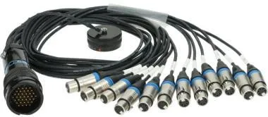 Klotz OT1000 - RMP 37p papa - 12x XLR 5p mama 12 csatornás - DMX fanout - PVC - 1,2m