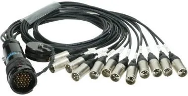 Klotz OT1000 - RMP 37p papa - 12x XLR 3p papa 12-cs. - digitális fanout - PVC - 1,2m