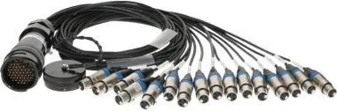 Klotz OT1000 - RMP 54p papa - 16x XLR mama 16-cs. - digitális fanout - PVC - 1,2m