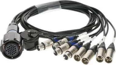 Klotz OT1000 - RMP 25p mama - 4x XLR 3p mama / 4x XLR 3p papa 8-cs. - digitális fanout - PVC - 1,2m