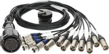 Klotz OT1000 - RMP 37p mama - 8x XLR 3p papa / 4x XLR 3p mama 12-cs. - digitális fanout - PVC - 1,2m