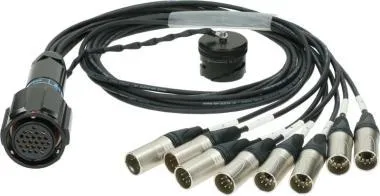 Klotz OT1000 - RMP 25p mama - 8x XLR 5p papa 8-cs. - DMX fanout - PVC - 1,2m
