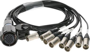 Klotz OT1000 RMP 25p matka 8x XLR 3p samec 8-kanálový digitální fanout PVC 1,2m
