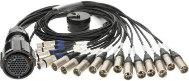 Klotz OT1000 - RMP 54p mama - 12x XLR papa / 4x XLR mama 16-cs. - digitális fanout - PVC - 1,2m