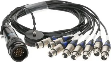 Klotz OT1000 - RMP 25p papa - 8x XLR 3p mama 8-cs. - digitális fanout - PVC - 1,2m