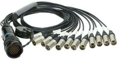Klotz OT1000 - RMP 54p papa - 12x XLR papa / 4x XLR mama 16-cs. - digitális fanout - PVC - 1,2m
