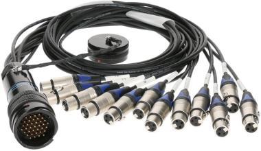 Klotz RMP-12 XLR kabel - 12x XLR 3p, digitální fanout, PVC, 1,2m
