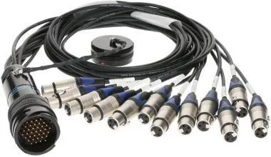 Klotz OT1000 - RMP 37p papa - 12x XLR 3p mama 12-cs. - digitális fanout - PVC - 1,2m
