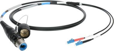 Klotz optický kabel opticalCON DUO - 2x LC/UPC, single-mode OS2, 2m