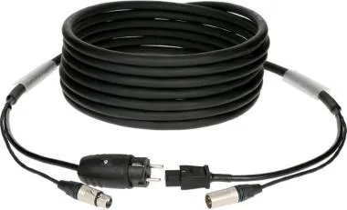 Klotz audio és táp 3G1.5 hibrid kábel XLR 3p + Schuko => IEC - 10m