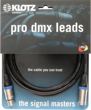 Klotz DMX kabel, ultra flexibilní, XLR 5p, 3 pin, 5m