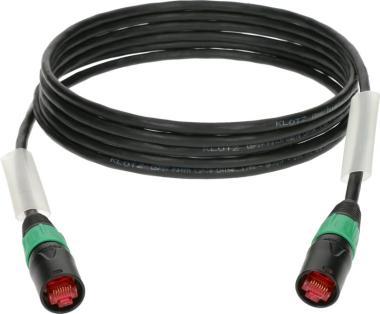 Klotz kabel CAT5e, PVC plášť, flexibilní, etherCON - 1m