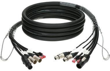 Klotz hybridní kabel CAT5e, 2 x RJ45, 2 x XLR 3p, powerCON TRUE1 - 90m