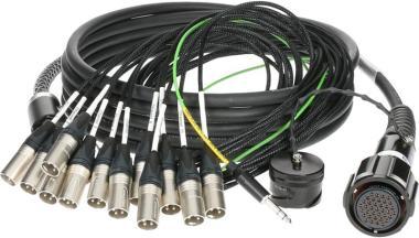 Klotz RMP-12 XLR kabel - 12x XLR samec, 20m, PVC