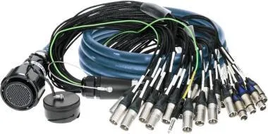 Klotz PolySTAR - RMP 150p mama - 24x XLR papa / 8x XLR mama 32 csatornás - analóg fanout - PUR - 25m