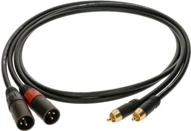 Klotz RCA - XLR papa kábel aranyozott érintkezőkkel - 0,9m