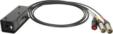 Klotz CATLink MINI 3-cs. multicore adapter etherCON mama - 2 x XLR 3p papa + etherCON - 1,5m