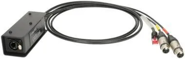 Klotz CATLink MINI 3-cs. csoportkábel adapter etherCON mama - 2 x XLR 3p mama + RJ45 - 1,5m