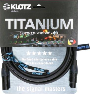 Klotz TITANIUM mikrofonní kabel XLR-XLR, Neutrik konektory, 30m