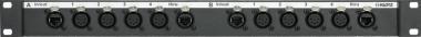 Klotz CATLink RACK DMX panel 2x4, 2 x etherCON, 2 x 4 XLR 5p