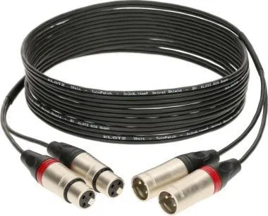 Klotz SXX sztereó mikrofonkábel - twinaxiális XLR 3p mama/papa nikkel Klotz csatlakozók - 20m